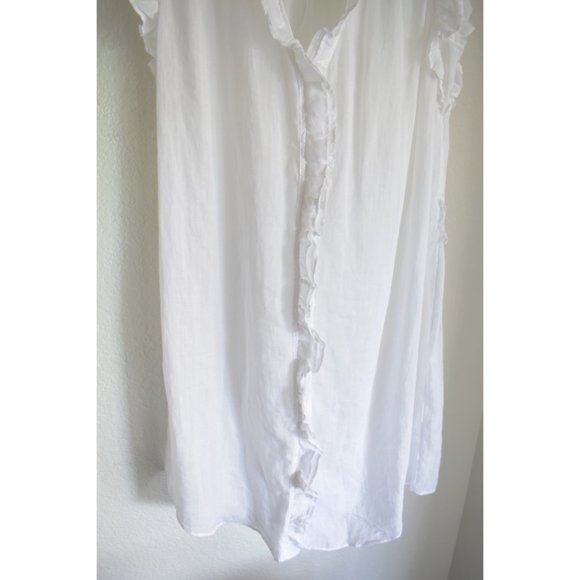 Frame Lauren Dress in Blanc - Picture 6 of 14